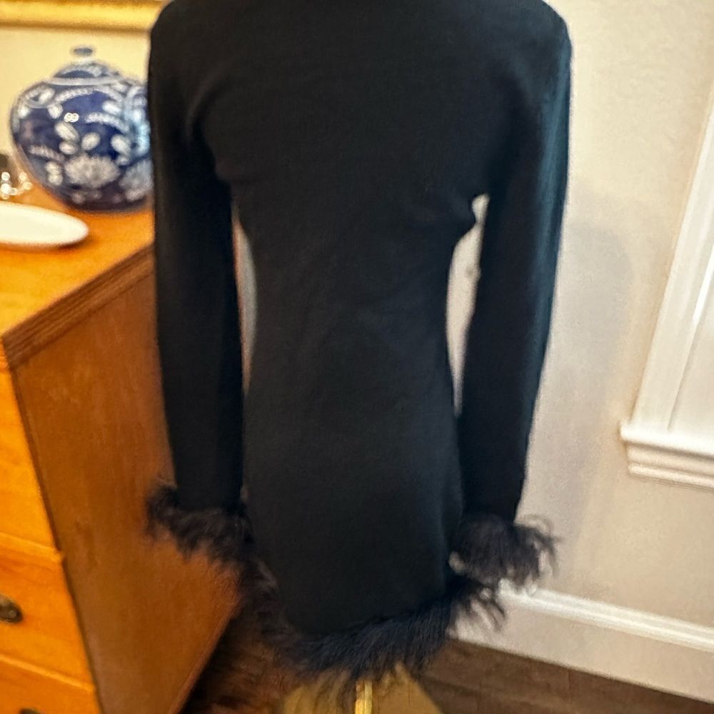 Ronny Kobo Sumal Knit Dress in Black-N8 - Picture 8 of 8